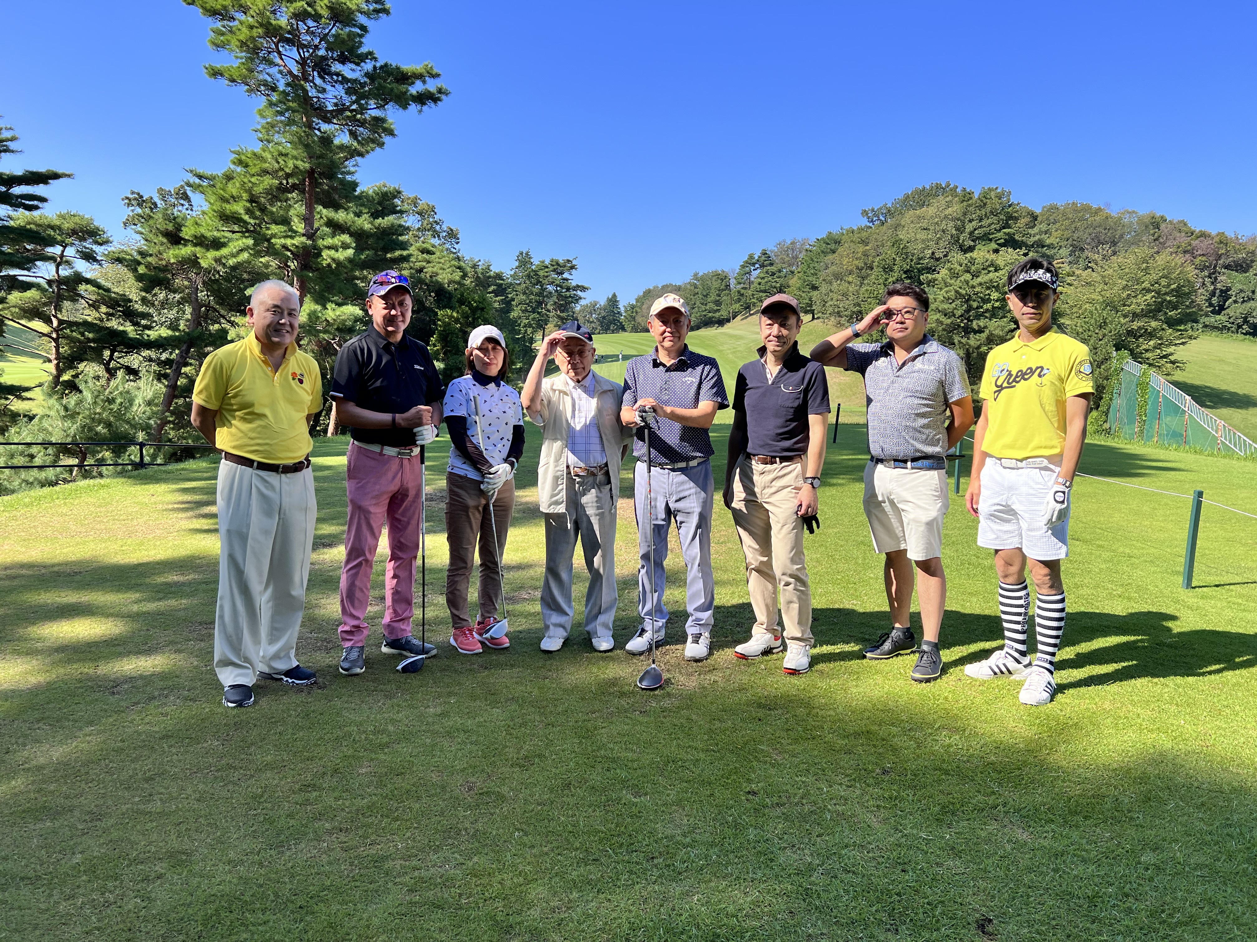 東京国際ゴルフクラブにて